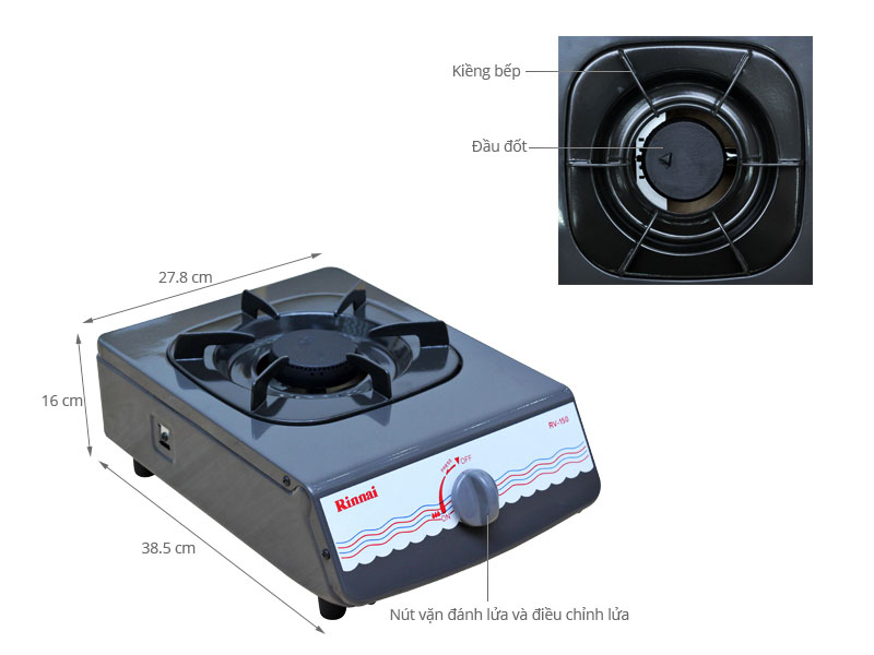 Bếp gas đơn Rinnai RV-150