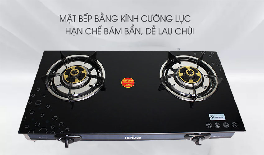 Măt kính của Bếp gas đôi dương kính Kiwa KA-2231GB