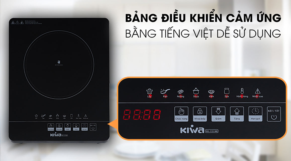 Bảng điều khiển bếp hồng ngoại Kiwa KE-1151AB