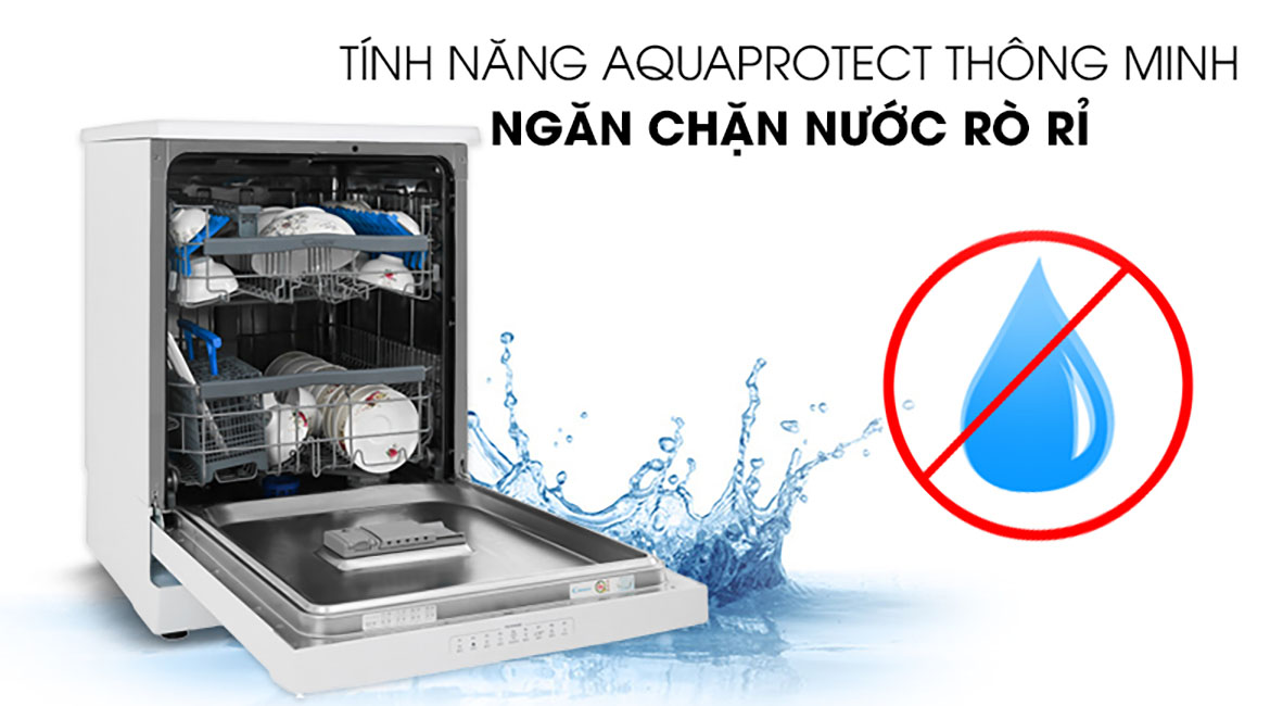 Tính năng AQUAPROTECT - Máy rửa chén Candy CDPN 4D620PW