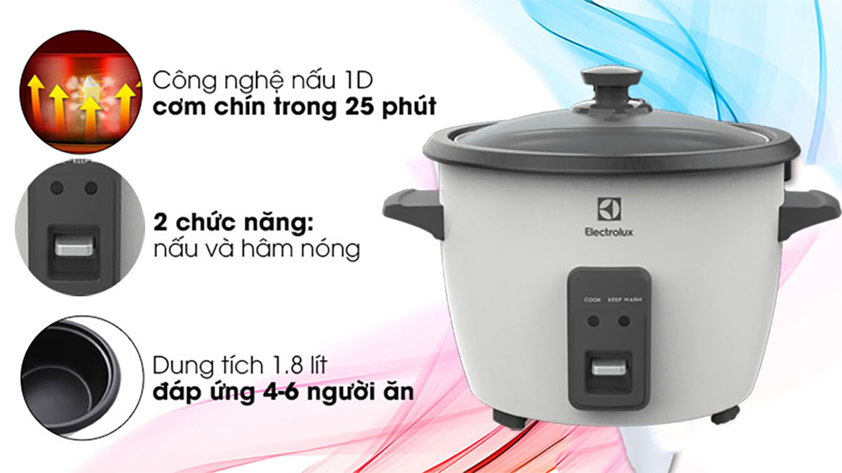 Nồi cơm điện Electrolux E2RC1-320W