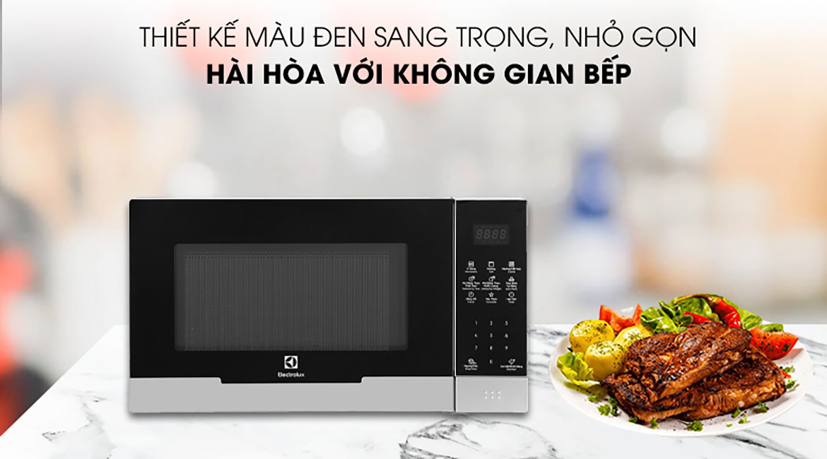 Thiết kế Lò vi sóng Electrolux EMG23DI9EBP 23 lít