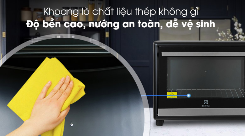 Khoang lò - Lò nướng Electrolux EOT40DBD 40 lít