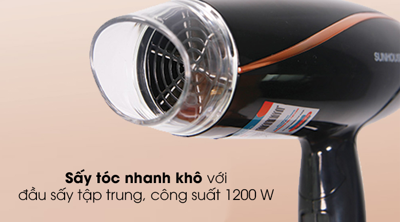 Máy sấy tóc Sunhouse SHD2306 - Công suất mạnh mẽ 1200 W