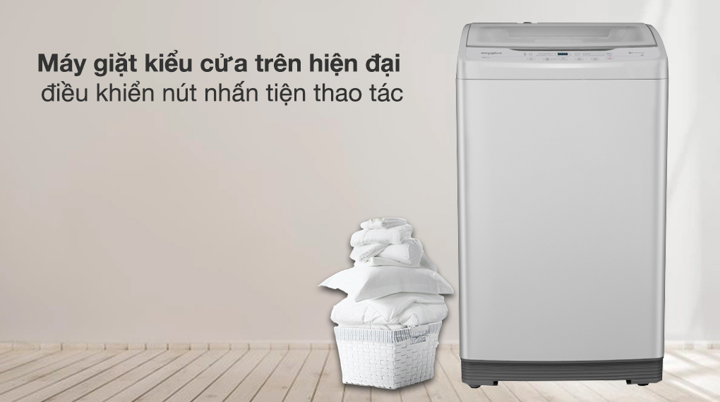 Máy giặt Whirlpool 8.5 kg VWVC8502FW - Tổng quan thiết kế