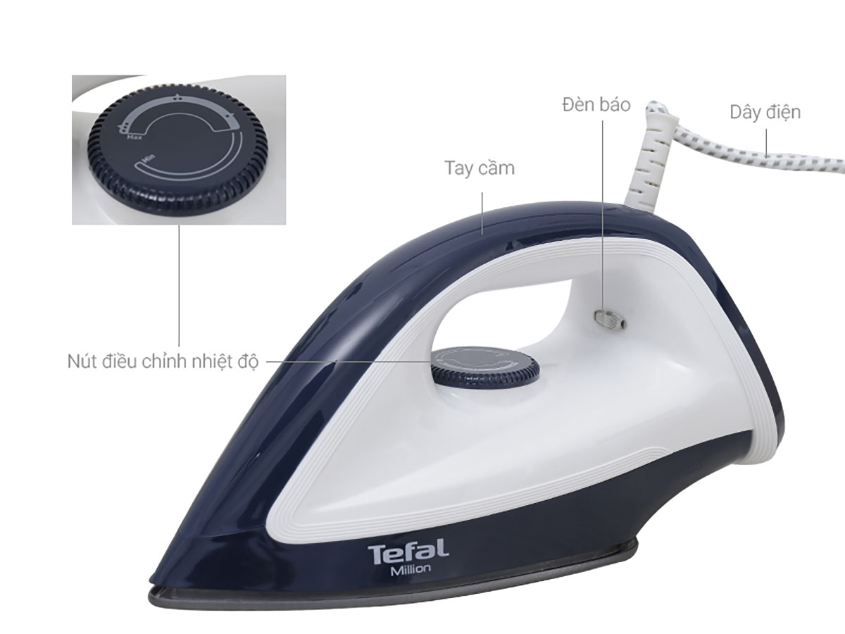 Thông số kỹ thuật Bàn ủi khô Tefal FS2620LO 1200W