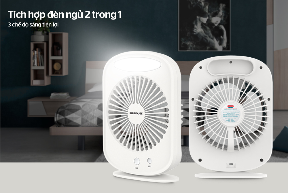 QUẠT TÍCH ĐIỆN MINI SUNHOUSE SHD7110 6