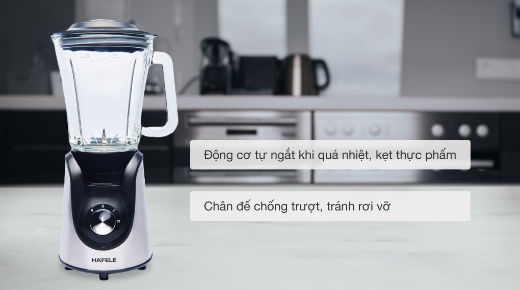 Tiện ích, chức năng an toàn - Máy xay sinh tố Hafele HSB-0621FS (535.43.277)