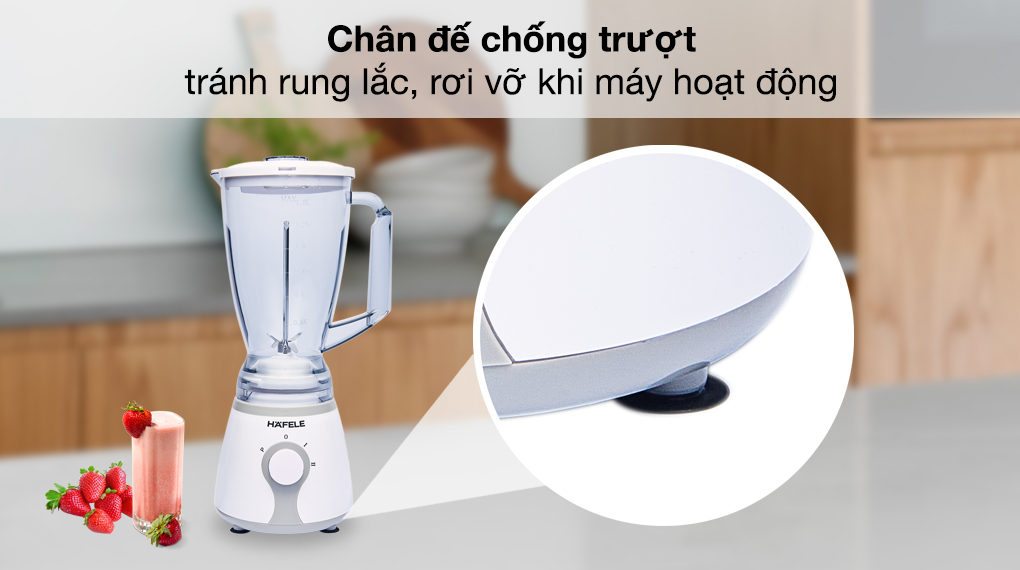 Máy xay sinh tố Hafele HSB-0331FW - chân đế chống trượt