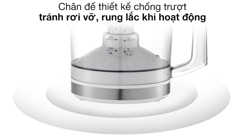 Máy vắt cam Sharp EJ-J407-WH - Chân đế chống trượt