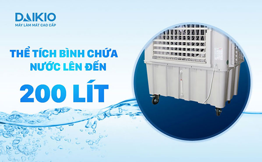 daikio dk-15000a thích hợp diện tích lớn