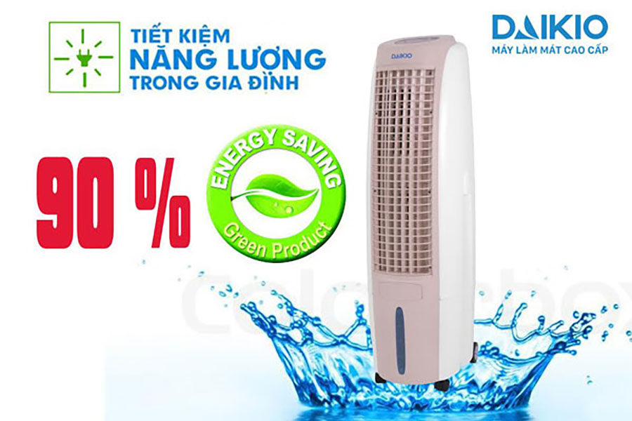 máy làm mát daikio tiết kiệm tuyệt đối 90% so với máy lạnh