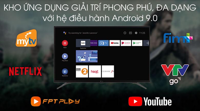 Hệ điều hành Android Tivi Casper 32 inch 32HG5000