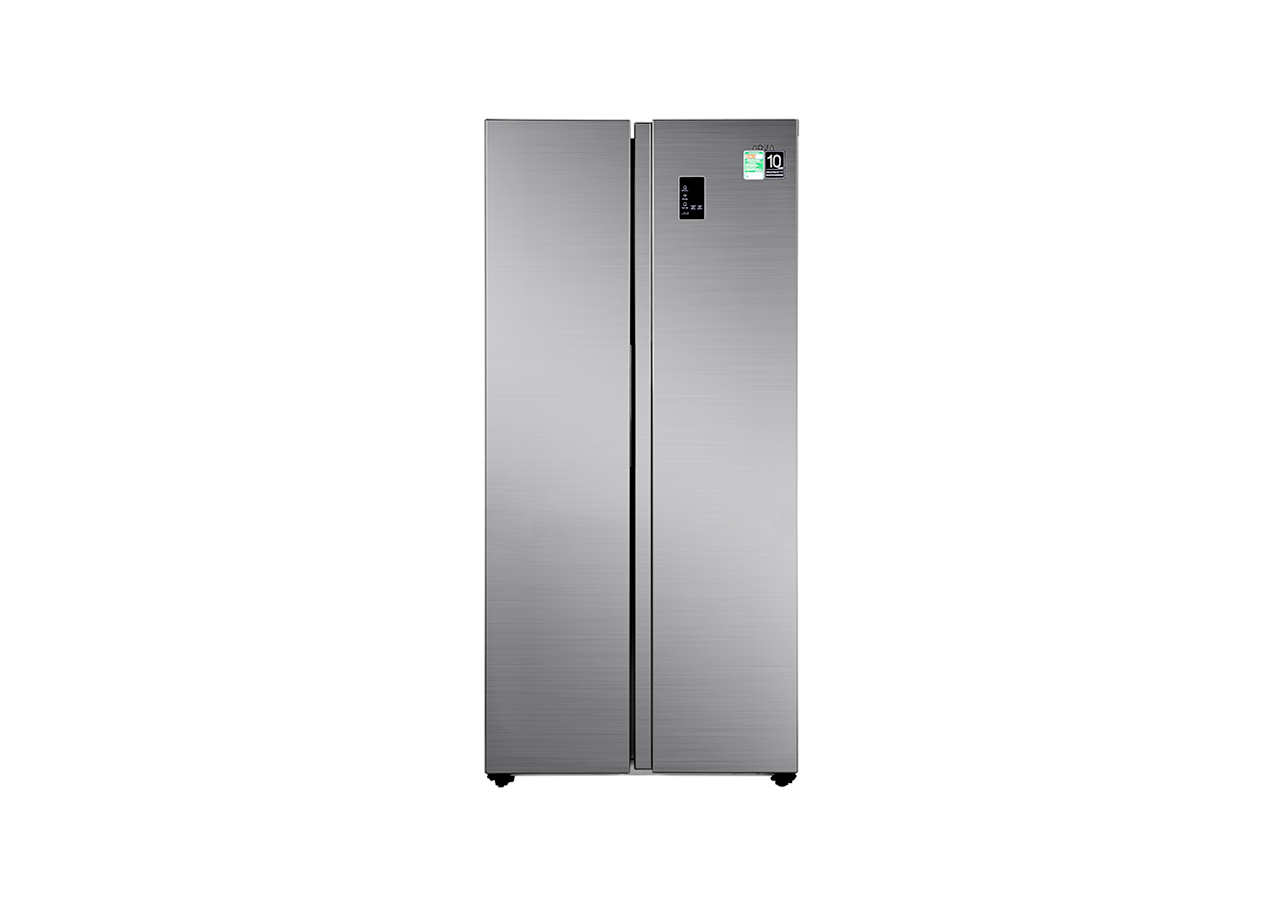 AQUA Fridge Inverter 480 Liters 2-door AQR-S480XA(SG) Side by side