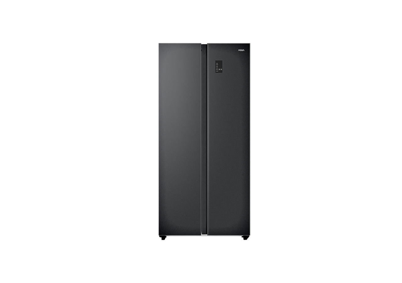 AQUA Fridge Inverter 480 Liters 2-door AQR-S480XA(BL) Side by side