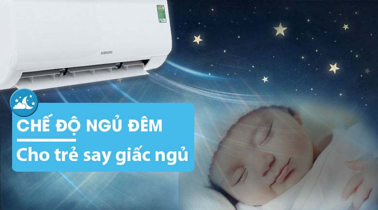 Good Sleep - Máy lạnh Samsung Inverter 1.5 HP AR13MVFHGWKNSV