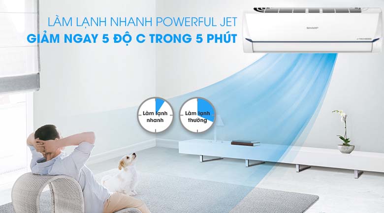 Powerful Jet-Máy lạnh Sharp AH-X9XEW