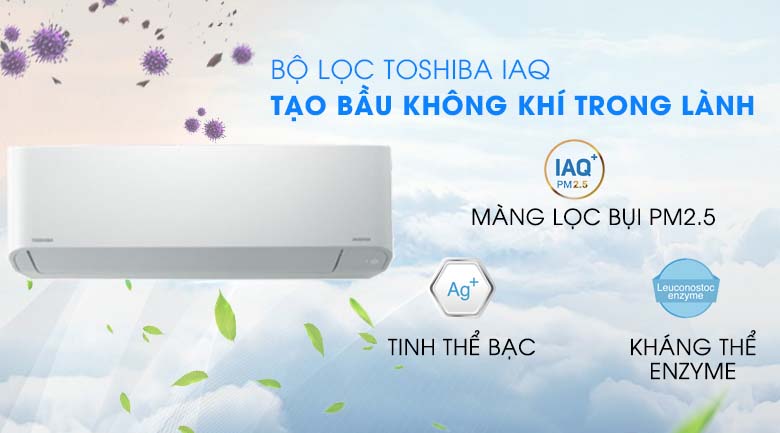 Máy lạnh Toshiba Inverter 1 HP RAS-H10X2KCVG-V