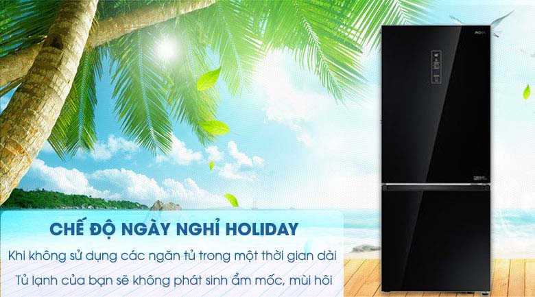 Chức năng Holiday - Tủ lạnh Aqua 292 lít AQR-IG338EB GB