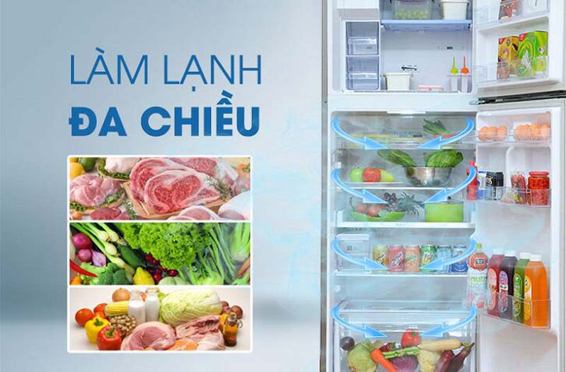 Thực phẩm được làm lạnh đồng đều, hiệu quả