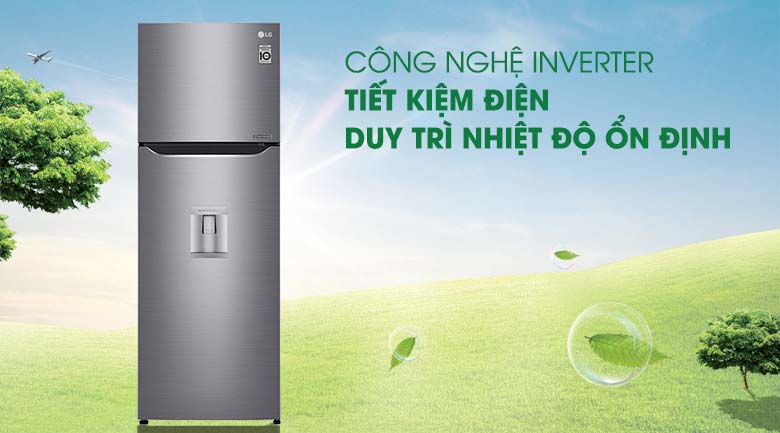 Công nghệ Inverter - Tủ lạnh LG Inverter 255 lít GN-D255PS