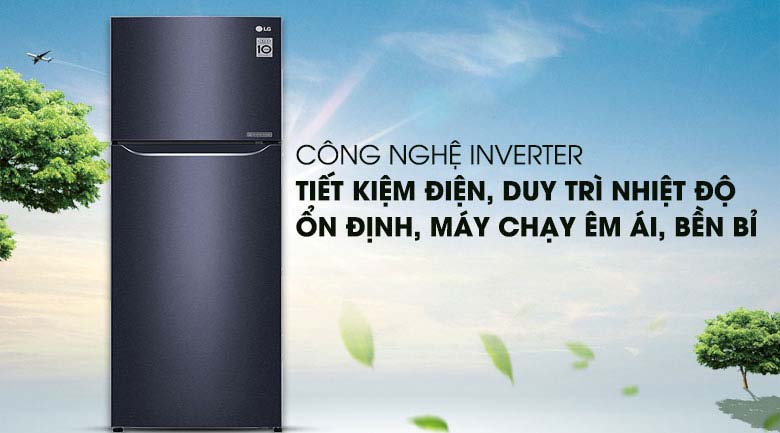 Công nghệ Inverter - Tủ lạnh LG Inverter 255 lít GN-M255BL