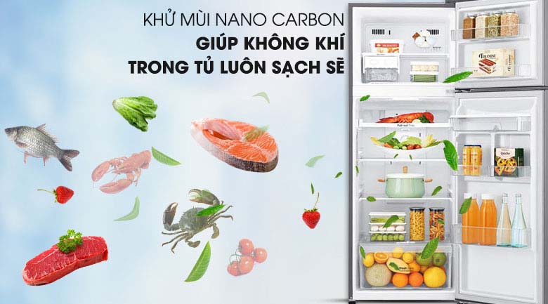 Công nghệ Nano Carbon - Tủ lạnh LG Inverter 315 lít GN-D315S