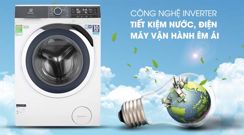 Công nghệ Inverter - Máy giặt Electrolux Inverter 9.5 kg EWF9523BDWA