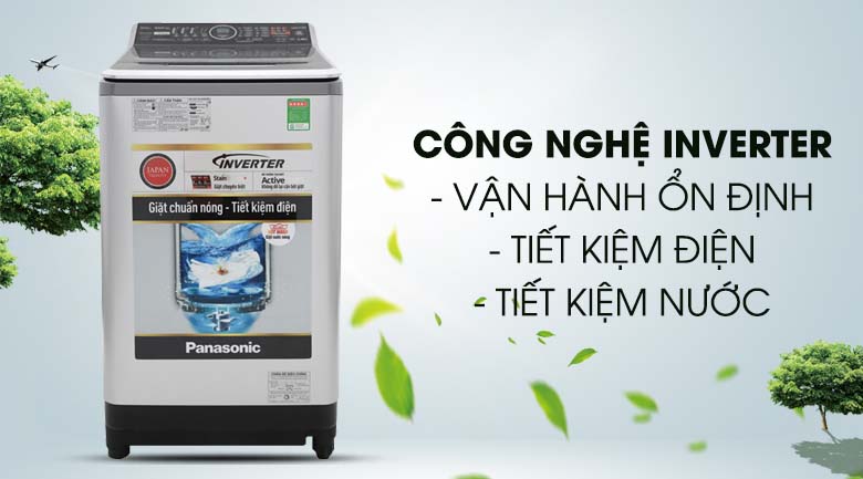 Công nghệ Inverter - Máy giặt Panasonic Inverter 11.5 Kg NA-FS11V7LRV