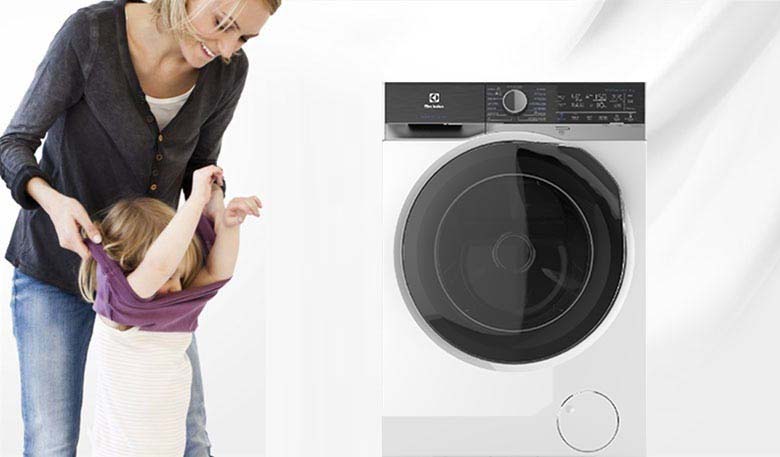 Add Cloths - Máy giặt sấy Electrolux Inverter 8 kg EWW8023AEWA