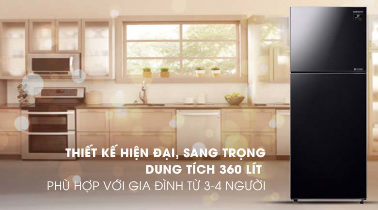 Tủ lạnh Samsung Inverter 360 lít RT35K50822C/SV