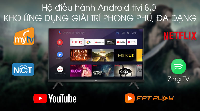 Android Tivi TCL 40 inch L40S66A - Hệ điều hành