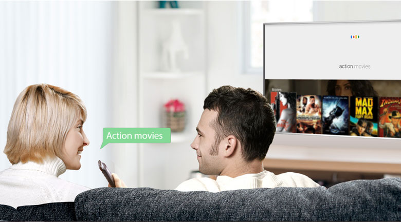 Android Tivi TCL 4K 65 inch L65C8 - Remote thông minh