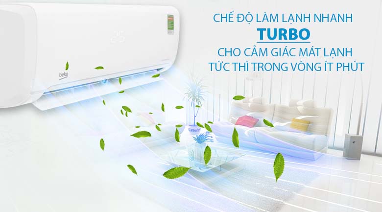 Turbo - Máy lạnh Beko Inverter 1.5 HP RSVC12VY