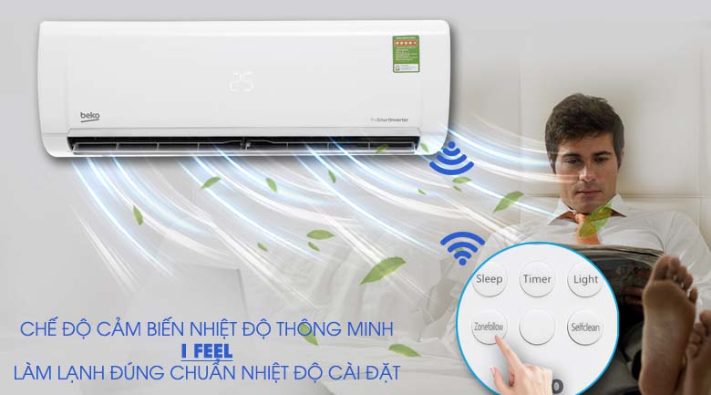 RealSet - Máy lạnh Beko Inverter 1.5 HP RSVC12VY