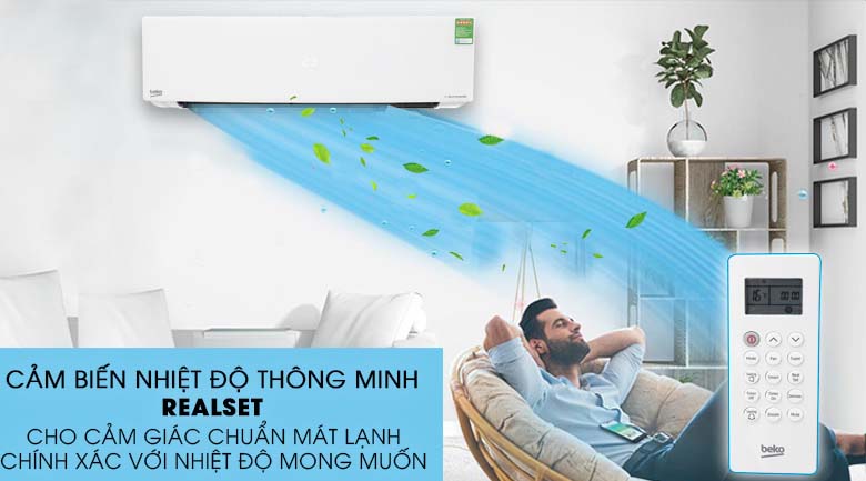 RealSet - Máy lạnh Beko Inverter 1 HP RSVC10AV