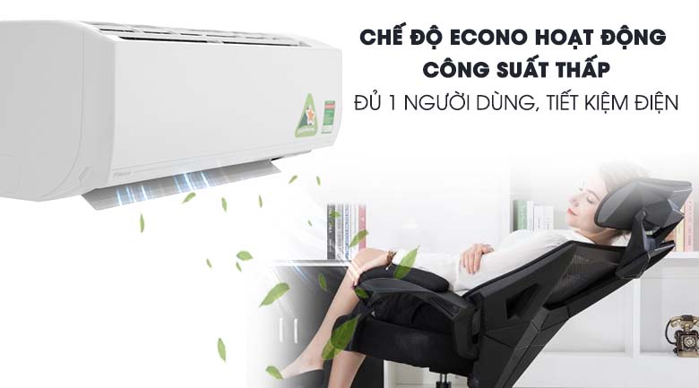 Chế độ Econo - Máy lạnh Daikin Inverter 1.0 HP ATKC25UAVMV