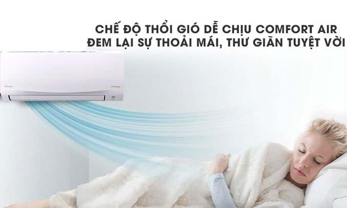 Máy lạnh Daikin Inverter 1.5 HP ATKQ35TAVMV thổi gió dễ chịu