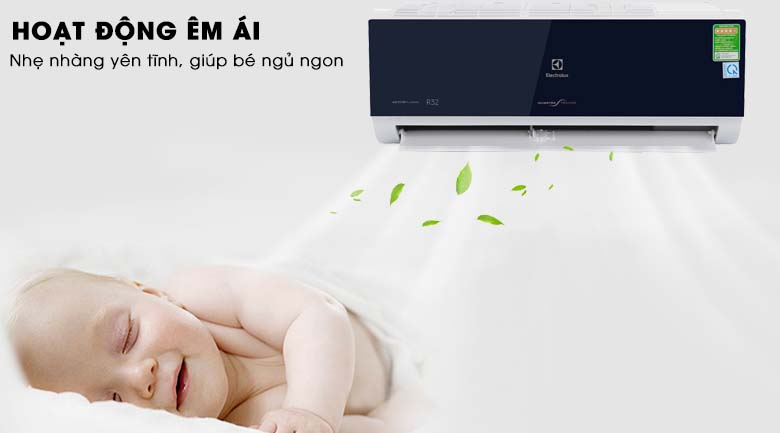 Hoạt động êm ái - Máy lạnh Electrolux Inverter 1.5 HP ESV12CRO-D1