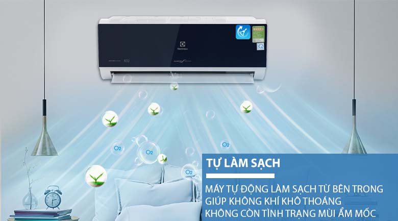 Tự động làm sạch - Máy lạnh Electrolux Inverter 1 HP ESV09CRO-D1