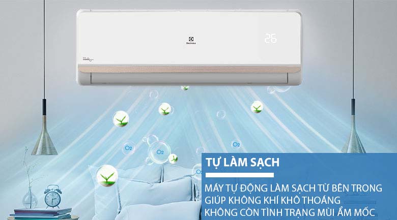 Tự làm sạch - Máy lạnh Electrolux Inverter 1 HP ESV09CRR-C2