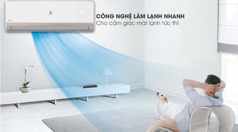 Công nghệ làm lạnh nhanh Turbo - Máy lạnh Electrolux Inverter 2 HP ESV18CRR-C2