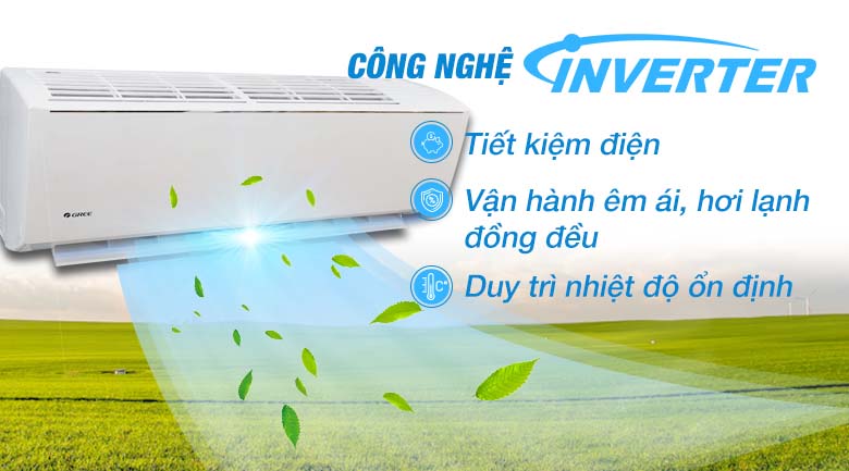 Công nghệ inverter - Máy lạnh Gree Wifi Inverter 1.0 HP GWC09QB-K3DNB6B