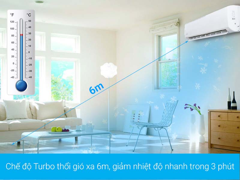 Chế độ Turbo làm lạnh nhanh