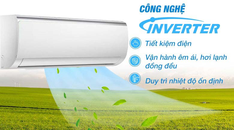 Inverter Quattro - Máy lạnh Midea Inverter 1.5 HP MSFR-13CRDN8