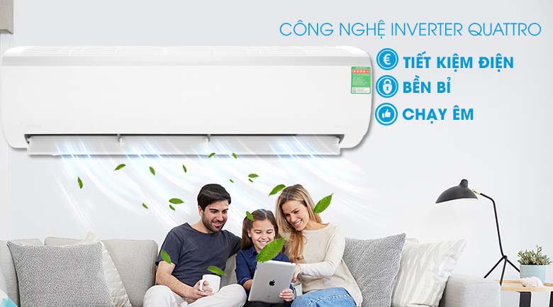 Công nghệ Inverter - Máy lạnh Midea Inverter 2 HP MSFR-18CRDN8 Mẫu 2019