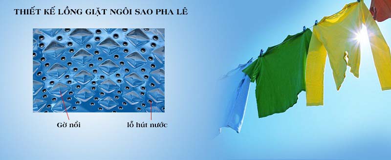 Bảo vệ quần áo đẹp như mới với thiết kế lồng giặt ngôi sao pha lê