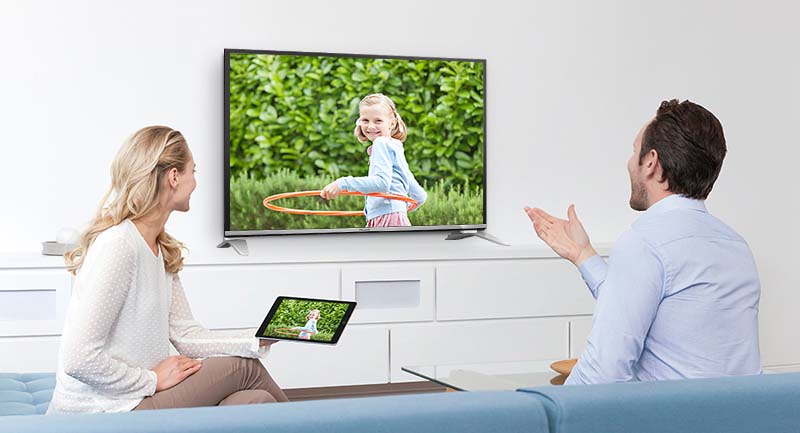 Internet tivi Panasonic 43 inch TH-43DS600V - Chiếu màn hình điện thoại lên tivi