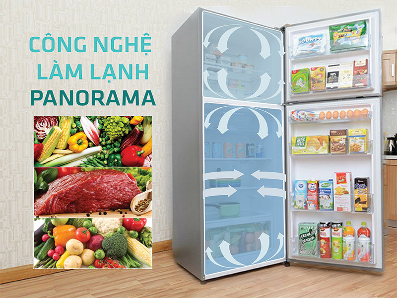 Cấp đông nhanh chóng với công nghệ Panorama độc quyền Panasonic 