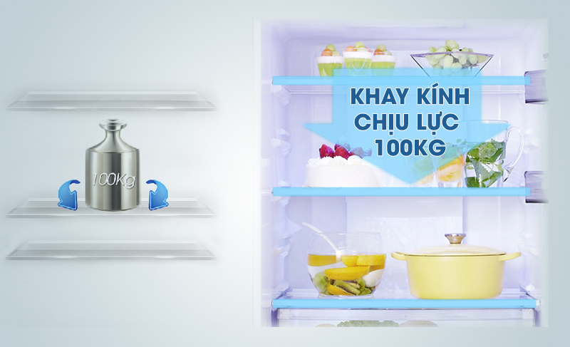 Khay kệ bằng kính chịu lực có độ bền cao